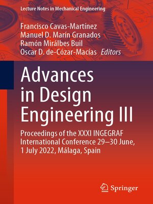 cover image of Advances in Design Engineering III